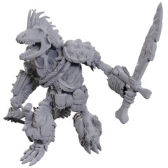 Nolzur's Marvelous Unpainted Miniatures: W23 Likzardfolk Skeleton